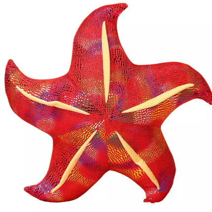 Minkštas talismanas jūrų žvaigždė raudona pagalvėlė 20 cm