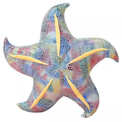 Minkštas talismanas jūros žvaigždė mėlyna pagalvė 20 cm