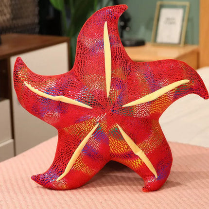 Minkštas talismanas Jūros žvaigždė Raudona Pagalvė 45 cm