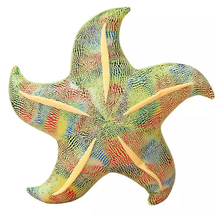 Maskotas pliušinė žvaigždė, žalia pagalvė, 45 cm