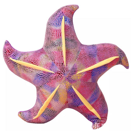 Maskotas pliušinė jūrų žvaigždė Violetinė pagalvė 45 cm