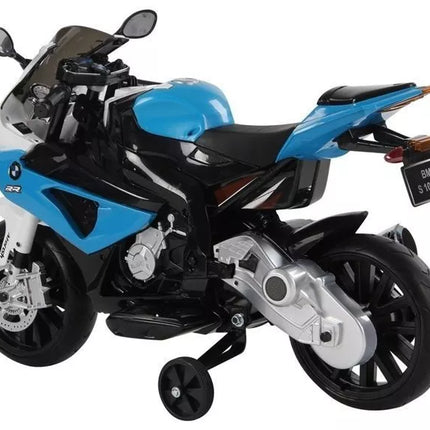 BMW S1000RR mėlynas - elektrinis motociklas vaikams