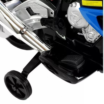 BMW S1000RR mėlynas - elektrinis motociklas vaikams