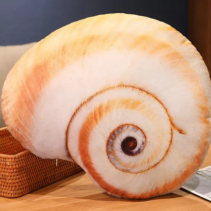 Pliušinis sraigės kiauto talismano pagalvė, 50 x 40 cm