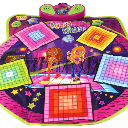 Šokių kilimėlis vaikams, maitinamas baterijomis, su šviesomis ir garsais, skirtas šokiams, 91 cm x 93 cm