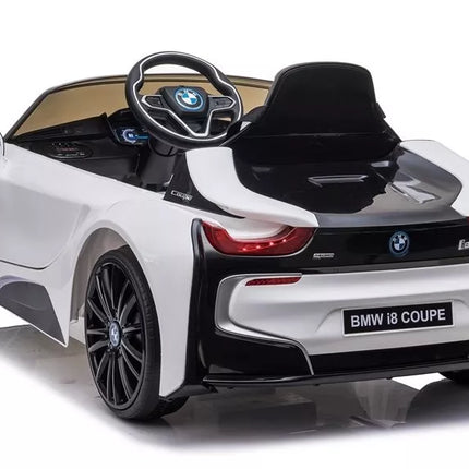 Akumuliatorinis automobilis BMW I8 Coupe Baltas