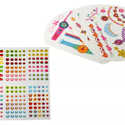 Grožio rinkinio lagaminas su priedais Žiedai tatuiruotės