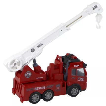 Gaisrinė tarnyba su krano nuotolinio valdymo modeliu