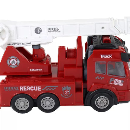 Gaisrinė tarnyba su krano nuotolinio valdymo modeliu