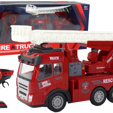 Gaisrinė su kopėčiomis, valdoma nuotoliniu būdu modelis