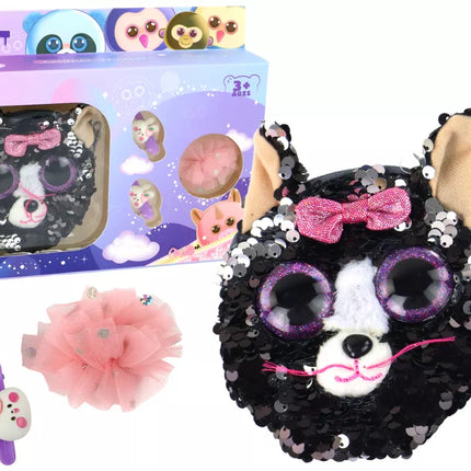 Rankogėlių ir piniginės rinkinys mergaitėms Kitty piniginė 4 vnt.