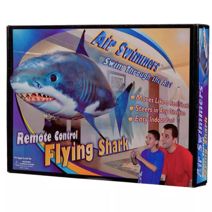 Nuotoliniu būdu valdoma žuvis R/C ryklys mėlynas skraidantis balionas