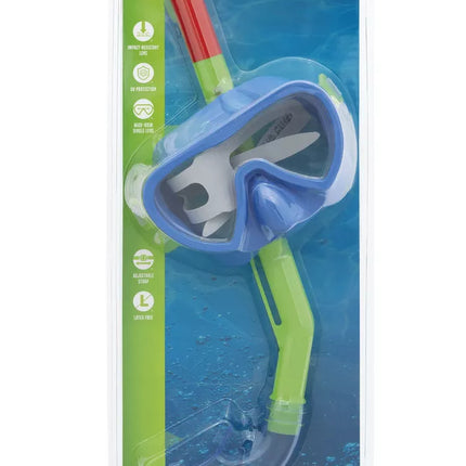 Žalias ir mėlynas nardymo kaukė su vamzdeliu Bestway 24036