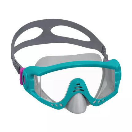 Nardymo rinkinys kaukė, vamzdelis, plaukmenys mėlynas Bestway 25020