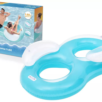 Pripučiamas plaukimo ratas dviguba vandens sėdynė Bestway 43009