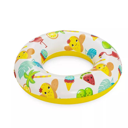 Rinkinys: Pripučiamas baseinas 3in1 kamuolys, ratas 122 x 20 cm Bestway 51124