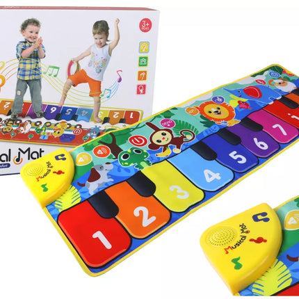 Šokių kilimėlis su gyvūnų garsais, Kalėdų Senelis, klavišai