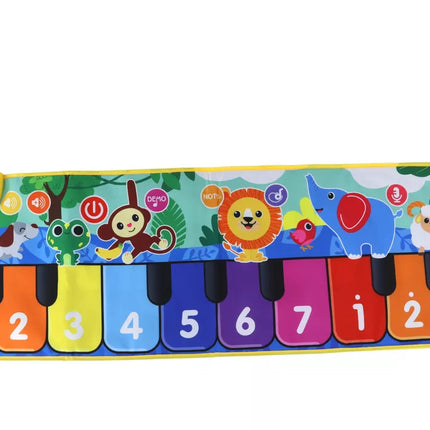 Šokių kilimėlis su gyvūnų garsais, Kalėdų Senelis, klavišai