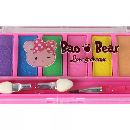 Grožio rinkinys rožiniame dėkle "Pasidaryk pats" makiažas nagų aksesuarai