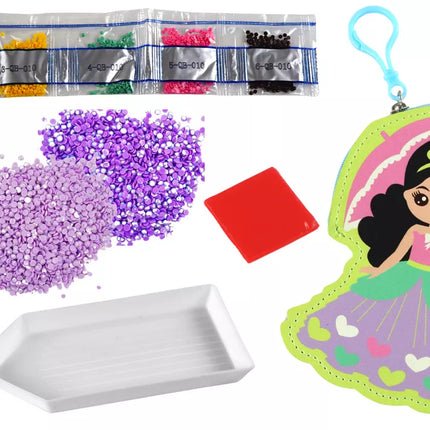 "Pasidaryk pats karoliukų rinkinys Princesės raktų pakabukas kišenėje"