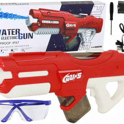 Didelis raudonas vandens šautuvas 750 ml talpos