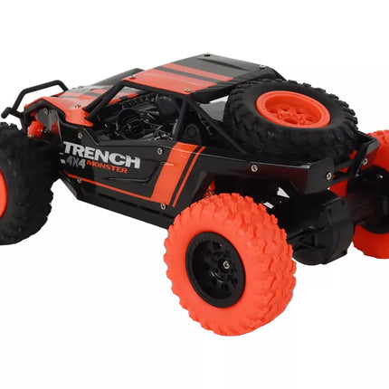 Valdomas nuotoliniu būdu visureigis R/C 1:24 oranžinis