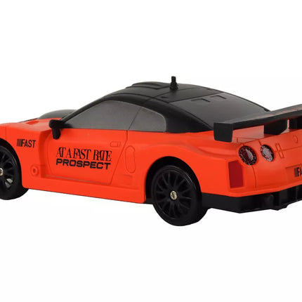 Nuotoliniu būdu valdomas sportinis automobilis R/C 1:24 oranžinis su keičiamais ratais