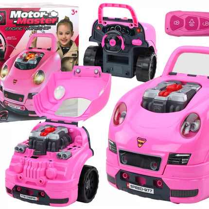 Rožinis "pasidaryk pats" sunkvežimio variklio ardymo rinkinys dirbtuvėms