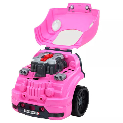 Rožinis "pasidaryk pats" sunkvežimio variklio ardymo rinkinys dirbtuvėms