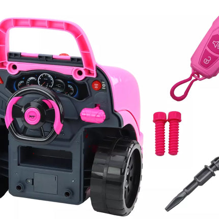 Rožinis "pasidaryk pats" sunkvežimio variklio ardymo rinkinys dirbtuvėms