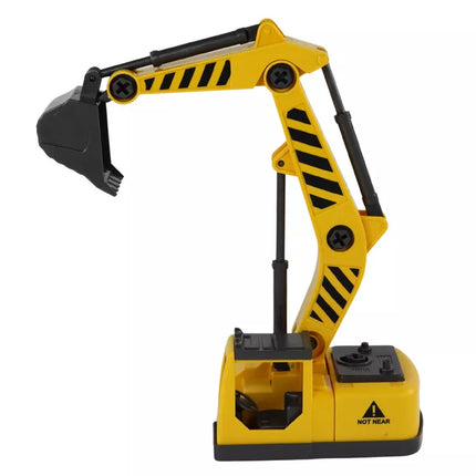 Konstrukcinių transporto priemonių garsas ir šviesa 1:12 „pasidaryk pats“ betono maišyklė kranas ekskavatorius