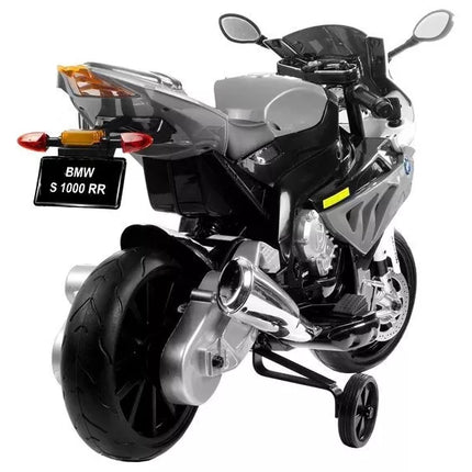 BMW S1000RR Silver - Elektrinis motociklas
