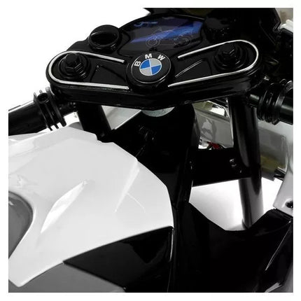 BMW S1000RR Silver - Elektrinis motociklas