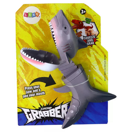 Žaislas su spyruokle „Shark Catcher Bite“, pilkas