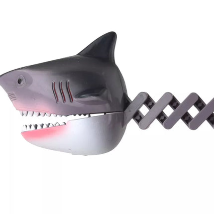 Žaislas su spyruokle „Shark Catcher Bite“, pilkas