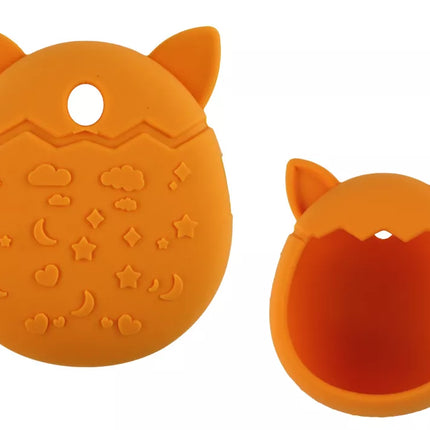 Tamagotchi dėklas oranžinis silikoninis dėklas
