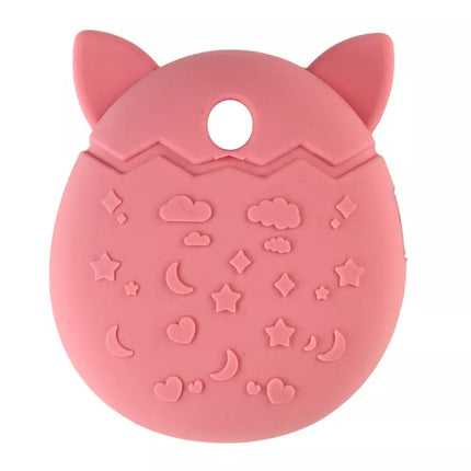 Tamagotchi dėklas, pudros rožinės spalvos silikoninis dėklas