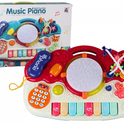 Vargonai Pianinas Edukacinė Muzika Būgno Garsai Šviesa