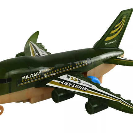 Karinis naikintuvas, valdomas nuotoliniu būdu, RC, su šviesomis