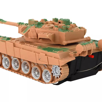 Nuotoliniu būdu valdomas R/C tankas su šviesomis, garsais ir smėliu 1:18 27MHz