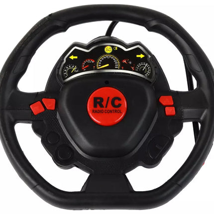 Radijo bangomis valdomas tankas su nuotoliniu valdymu, šviesomis ir garsu, mėlynas, 1:18, 27MHz