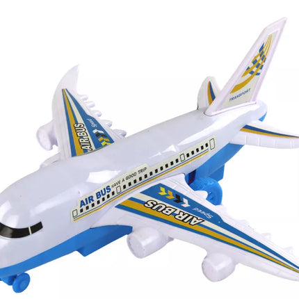 Keleivinis lėktuvas nuotoliniu būdu valdomas R/C šviesos Baltas DIY