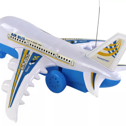 Keleivinis lėktuvas nuotoliniu būdu valdomas R/C šviesos Baltas DIY