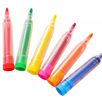 Spalvotų vandens žymeklių rinkinys lagamine, 12 vienetų