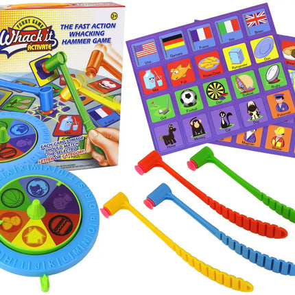 Arcade konkurencinis kortų žaidimas „Suk ir trenk kūju“