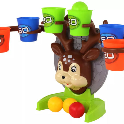 Arkadinio žaidimo kamuolio metimas į Jelonek taikinį