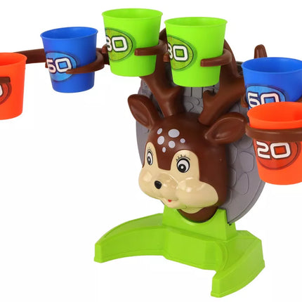 Arkadinio žaidimo kamuolio metimas į Jelonek taikinį