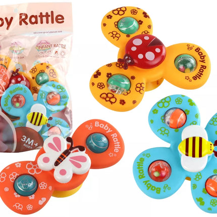 Judesiuose suktukai Boružėlė Bitė Drugelis siurbtukai