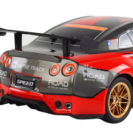 Didelis nuotoliniu būdu valdomas sportinis automobilis 1:10 raudonas