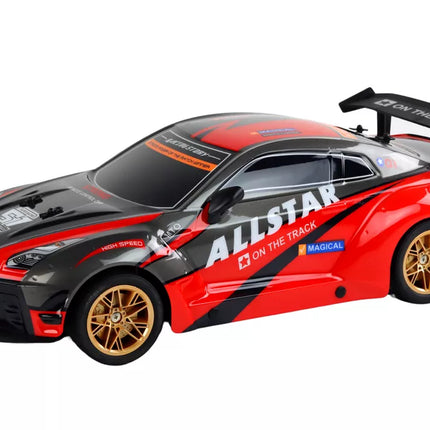 Didelis nuotoliniu būdu valdomas sportinis automobilis 1:10 raudonas